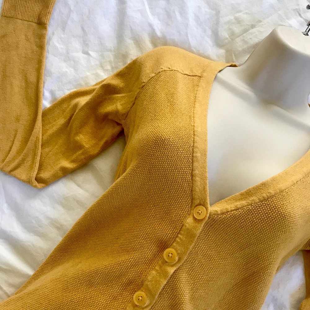 Mustard Yellow Cardigan
